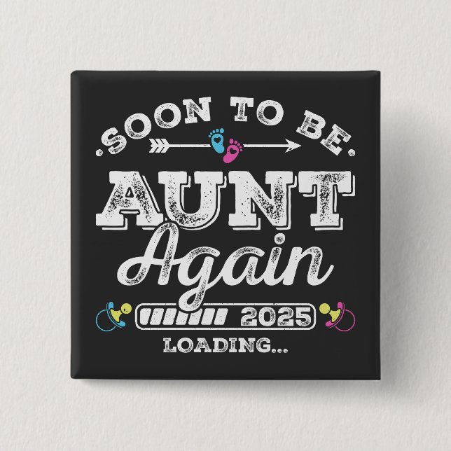 Snart till Moster igen, 2025-lastkvadrat Knapp (Framsida)