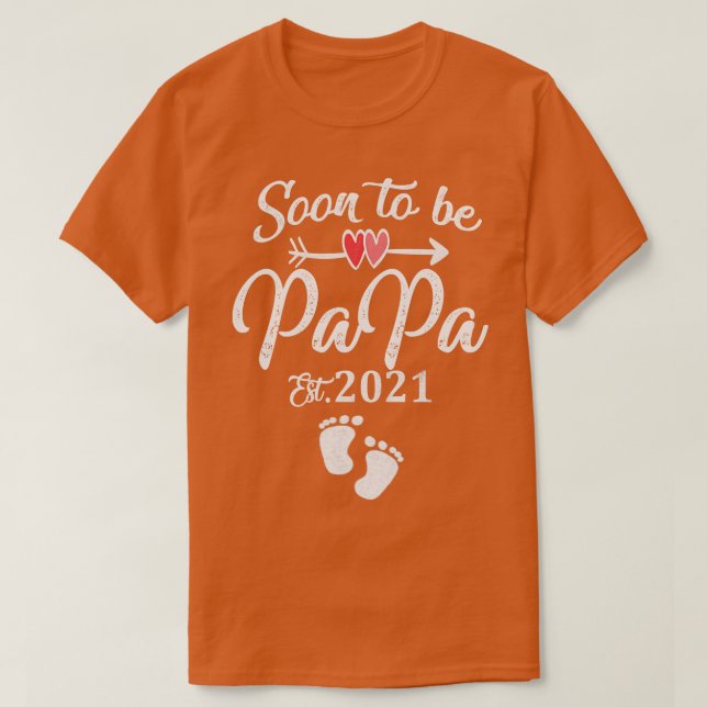 snart till pappa t shirt (Design framsida)