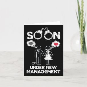 Snart under ny hantering Bachelor Groom Bachelor Kort