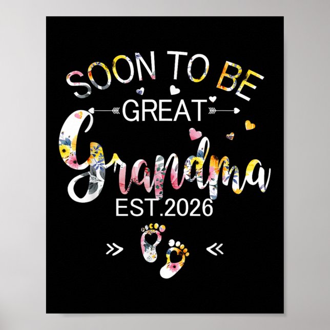 Snart Underbar mormor 2026 Mors dag första Ti Poster (Framsidan)
