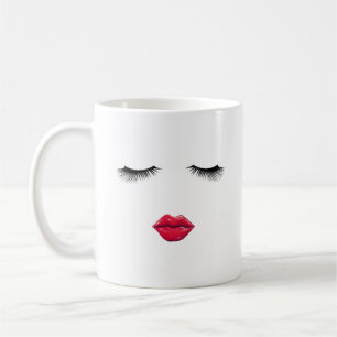 Snärtar och läpparkaffemugg kaffemugg