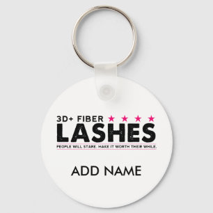 snärtpersonlig Keychain för fiber 3d Nyckelring
