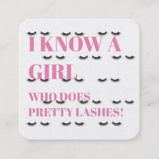 Snärtremisskort Fyrkantigt Visitkort