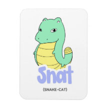 Snat (Snake + Cat) Cute Flexible Magnet