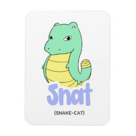 Snat (Snake + Cat) Cute Flexible Magnet