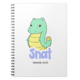 Snat (Snake + Cat) Cute Notebook/ Journal Anteckningsbok