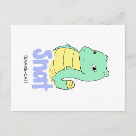 Snat-vykort (Snake + Cat) Vykort