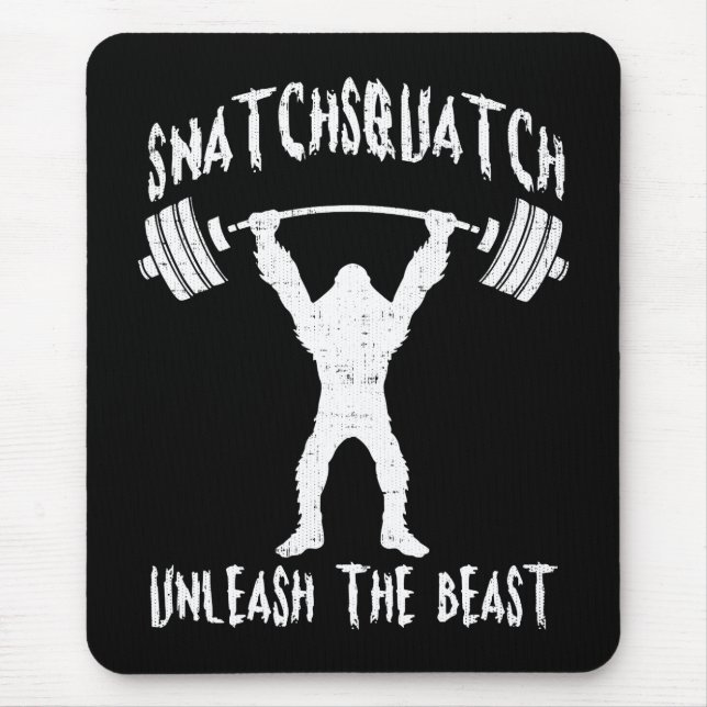 Snatchsquatch, Tecknad Big Foot, Beast, underlig G Musmatta (Framsidan)