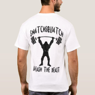 Snatchsquatch, Tecknad Big Foot, Beast, underlig G T-shirt