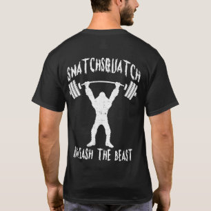 Snatchsquatch, Tecknad Big Foot, Beast, underlig G T Shirt
