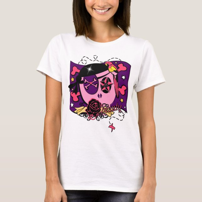 Snatta i rosor! t-shirt (Framsida)