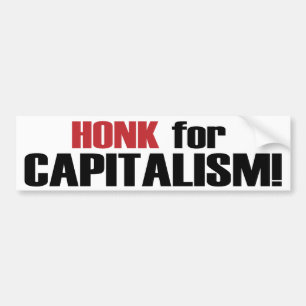 Snattrande för kapitalism! bildekal
