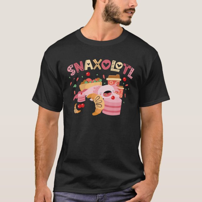 Snaxolotl - Aquarium Lageraxolotl T Shirt (Framsida)