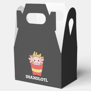 Snaxolotl Axolotl Älskare Cute Animals Fries T-Shi Presentaskar