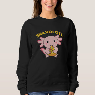 Snaxolotl Axolotl Älskare Cute Animals Pizza T Shirt