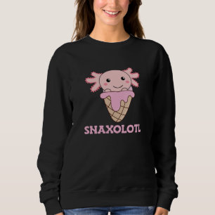 Snaxolotl Axolotl Älskare Sweet Animals Ice Cream T Shirt