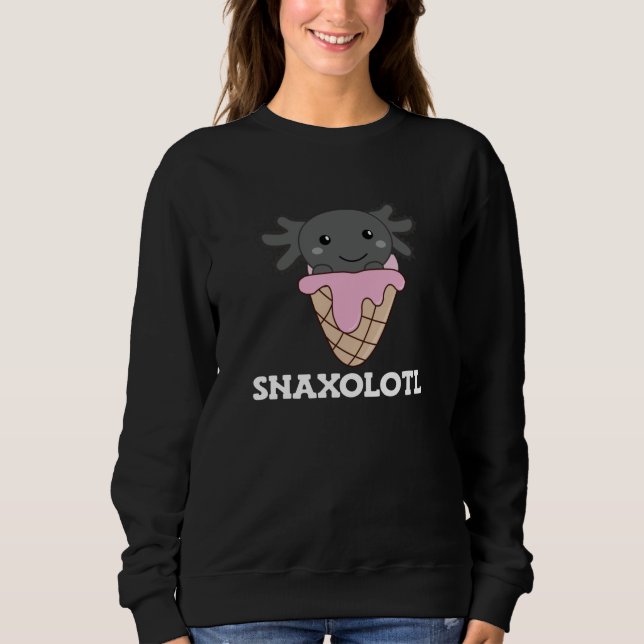 Snaxolotl Axolotl Älskare Sweet Animals Ice Cream T Shirt (Framsida)