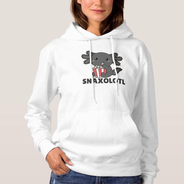 Snaxolotl Axolotl Älskare Sweet Animals Popcorn T Shirt (Framsida)