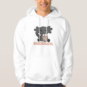 Snaxolotl Axolotl Bubble Tea Älskare Sweet Animals Hoodie