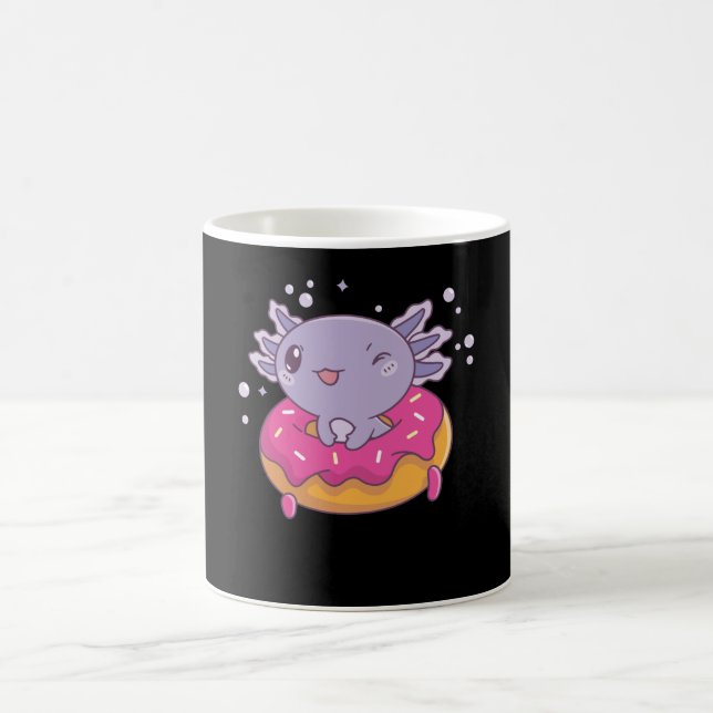 Snaxolotl Axolotl Donut Älskare Söta djur Kaffemugg (Center)