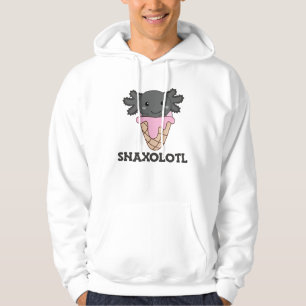 Snaxolotl Axolotl Strawberry Ice Älskare Sweet Hoodie