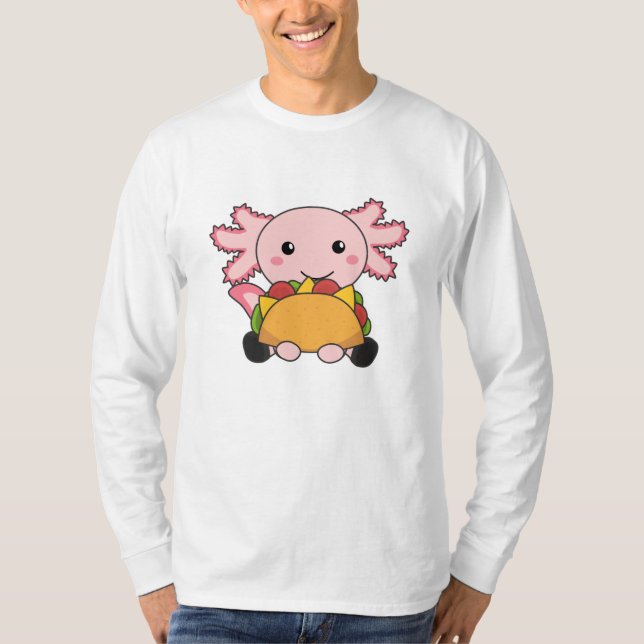 Snaxolotl Axolotl Tacco Älskare Sweet Animals T Shirt (Framsida)