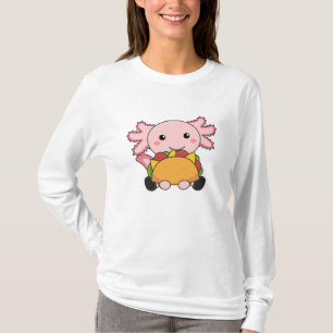 Snaxolotl Axolotl Tacco Älskare Sweet Animals T Shirt