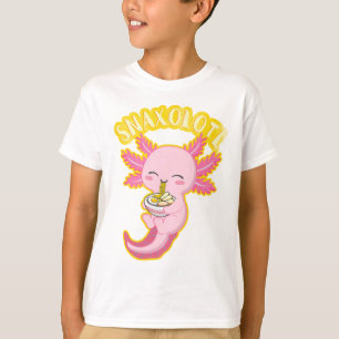 Snaxolotl Cute Axolotl Älskare Funny Axolotl Kids T Shirt