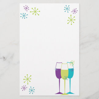 Snazzy Champagne Brevpapper