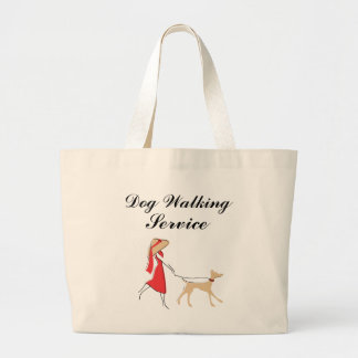 Snazzy Dog Walker Tote Jumbo Tygkasse