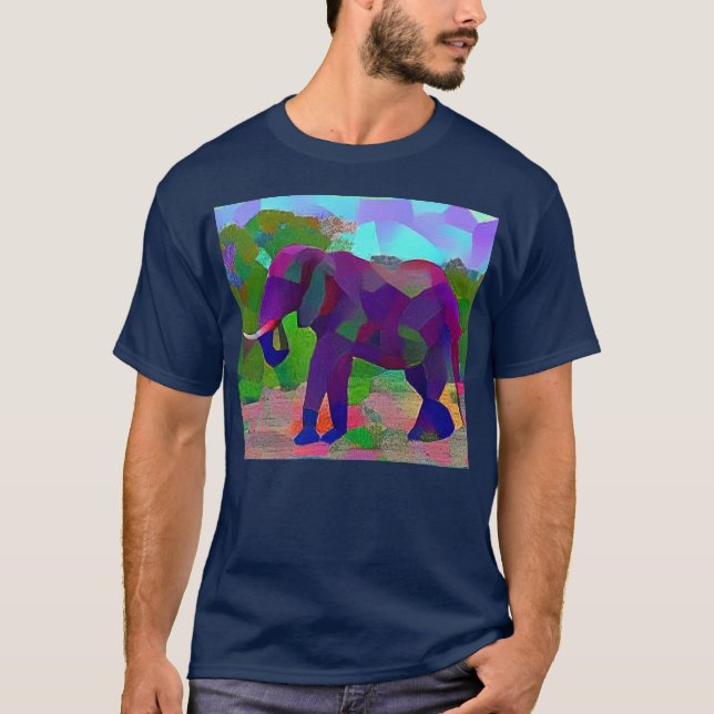 Snazzy elefant t-shirt (Framsida)