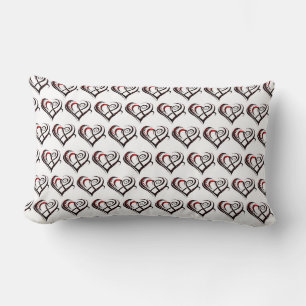 SNAZZY OCH JAZZIG HJÄRTPILLOW LUMBARKUDDE