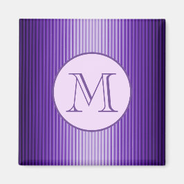 Snazzy Sophisticates Lila Glow Rand Anpassningsbar Magnet