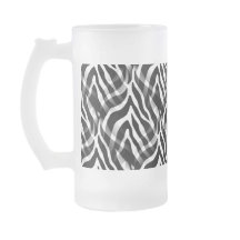 Snazzy svartvitt zebra rändertryck