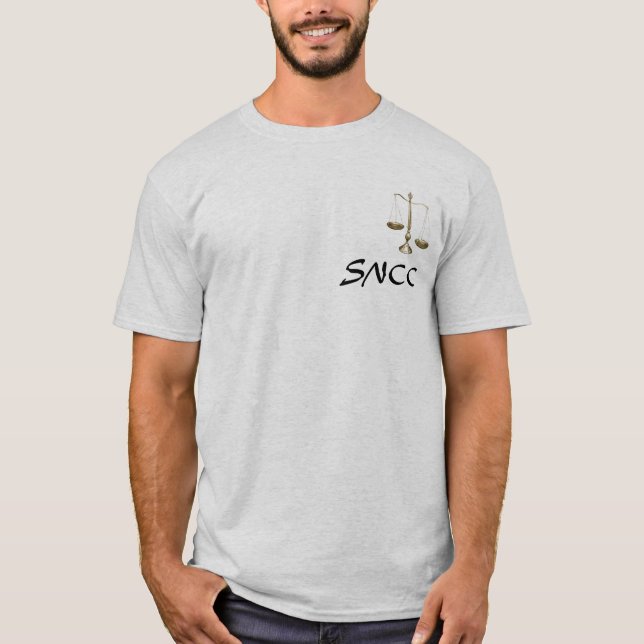 SNCC-skjorta Tee Shirt (Framsida)