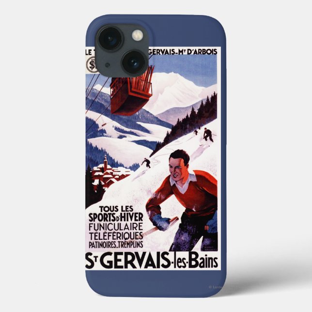 SNCF:s järnvägskabelbil Promo Poster (Baksida)