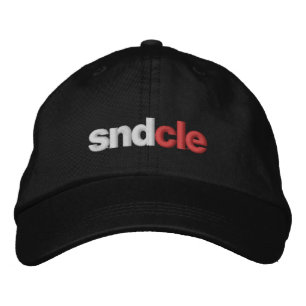 SND Cle-hatt, svart Broderad Keps