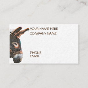 Sneak Peek - Donkey Visitkort
