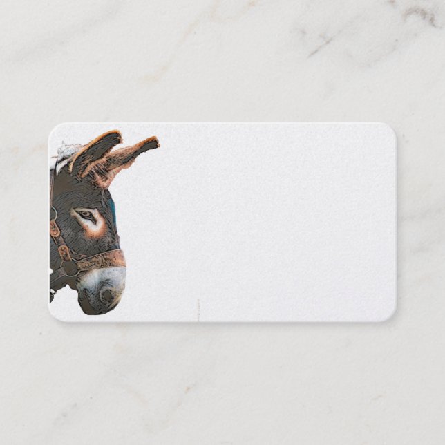 Sneak Peek - Donkey Visitkort (Framsida)