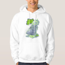 Sneak Skest Ghost Shoe – Neon Grön Streetwear Art