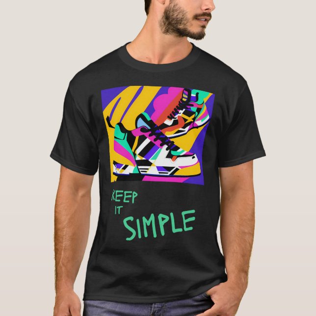 Sneaker Art - Pop Art T Shirt (Framsida)
