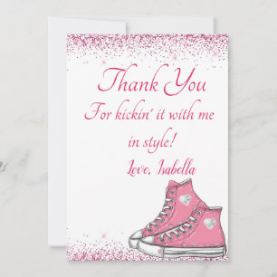 Sneaker Birthday, Glitter Sweet 16 Tack Kort