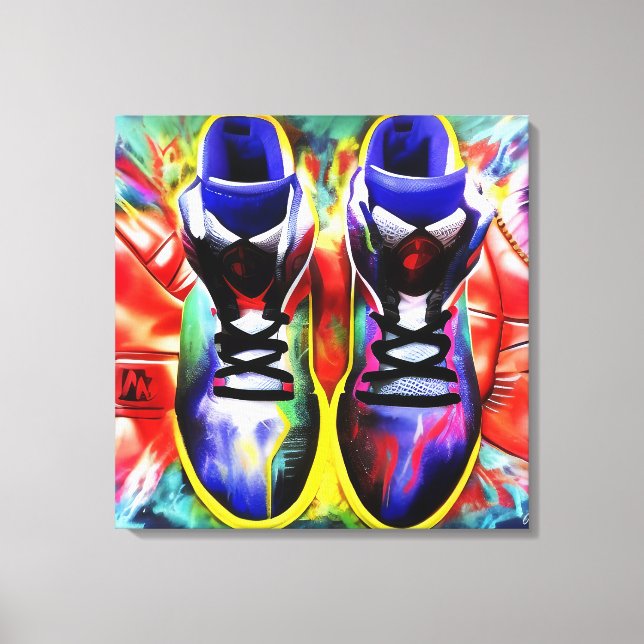 Sneaker Head Canvastryck (Framsida)