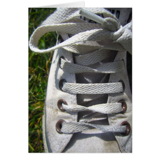 Sneaker-kort Hälsningskort (Framsidan)