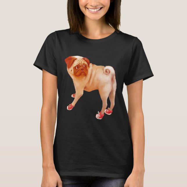 Sneaker Pug Classic T-Shirt 838 (Framsida)