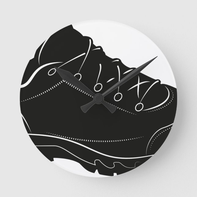 Sneaker Rund Klocka (Framsida)