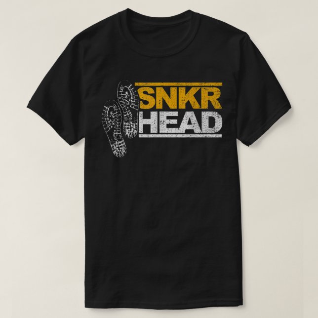 Sneaker Snkr fläkt Shoes head T Shirt (Design framsida)