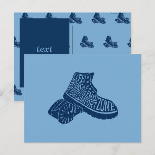 Sneakers Mönster Vykort