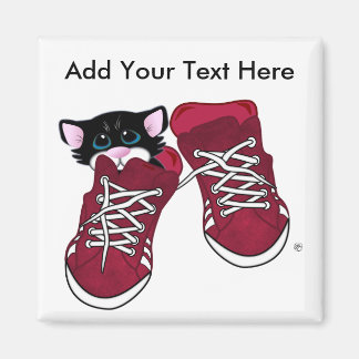 Sneakers the Cat Magnet