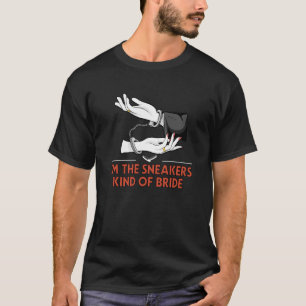 Sneakers typ av Bride Bröllop Entourage-fru T Shirt